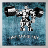 Gym & fitness bodybuilder poster (Voorkant)