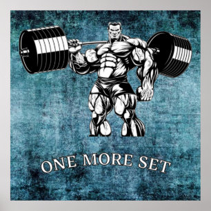 Gym & fitness bodybuilder poster