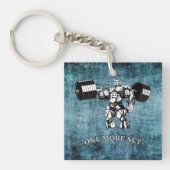 Gym & fitness bodybuilder sleutelhanger (voorkant)