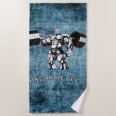 Gym & fitness bodybuilder strandlaken (Voorkant)