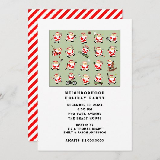 Gym Fitness Center Open Huis Kaart (Voorkant / Achterkant)