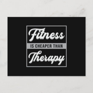 Gym Fitness Dans Dansing Sport Workout Gift Idee Briefkaart