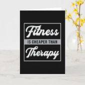 Gym Fitness Dans Dansing Sport Workout Gift Idee Kaart (Gele Bloem)