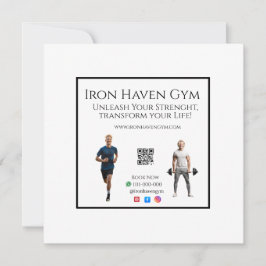 Gym Fitness Enthusiasts & Social Media ANTISTRESS Kaart