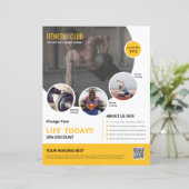 Gym Fitness Flyer Sjabloon (Staand voorkant)