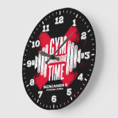 Gym Fitness Room Persoonlijke wandklok (Hoek)