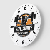 Gym Fitness Room Persoonlijke wandklok (Hoek)