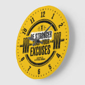 Gym Fitness Room Persoonlijke wandklok (Hoek)