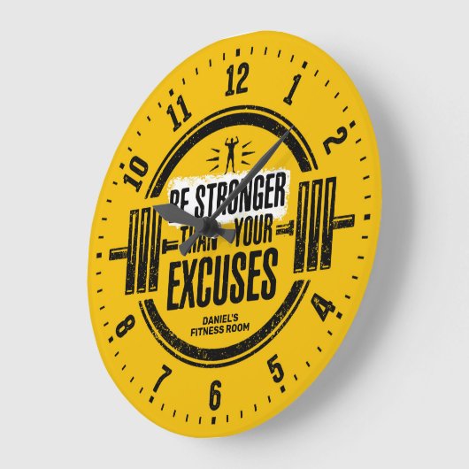 Gym Fitness Room Persoonlijke wandklok (Hoek)
