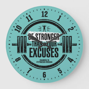Gym Fitness Room Persoonlijke wandklok