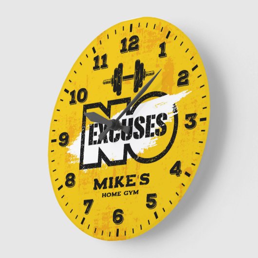 Gym Fitness Room Persoonlijke wandklok (Hoek)