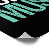 Gym Fitness training je moet stoten voor spier Poster (Hoek)