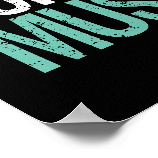 Gym Fitness training je moet stoten voor spier Poster (Hoek)