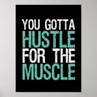 Gym Fitness training je moet stoten voor spier