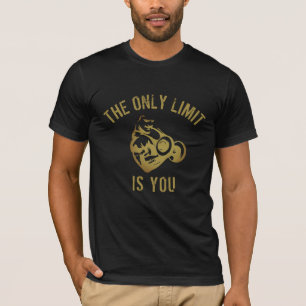 GYM fitness training krachttraining gewichtheffen T-shirt