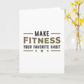 Gym Fitness Work Dance Workout Sport Dancing Gift Kaart (Gele Bloem)