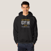GYM fitness workout exercise weightlifting trainin Hoodie (Voorkant volledig)