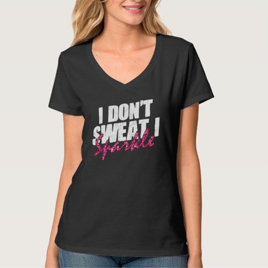 Gym Fitness Workout Grappig niet zweten dat ik mij T-shirt (Voorkant)