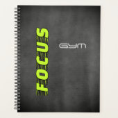 GYM FOCUS Modern Fitness Planner (Voorkant)
