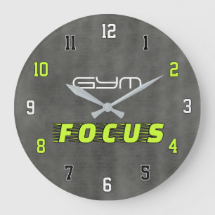 GYM FOCUS Moderne Fitness Grote Klok