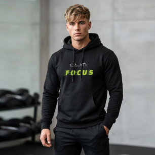 GYM FOCUS Moderne Fitness Hoodie