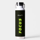 GYM FOCUS Moderne Fitness Waterfles (Voorkant)