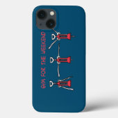 Gym for the weekend Case-Mate iPhone case (Achterkant)