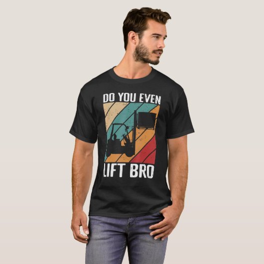 Gym Fork Stacker Operator Warehouse 1 T-shirt (Voorkant volledig)