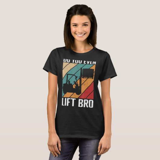 Gym Fork Stacker Operator Warehouse 1 T-shirt (Voorkant volledig)