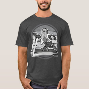 Gym Funny Avocado, Avocardio, grappige training vo T-shirt