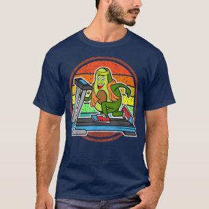 Gym Funny Avocado, Avocardio, grappige training vo T-shirt