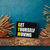 GYM - Get Yourself Moving - Workout Motivational Fotoplaat (Zijkant)