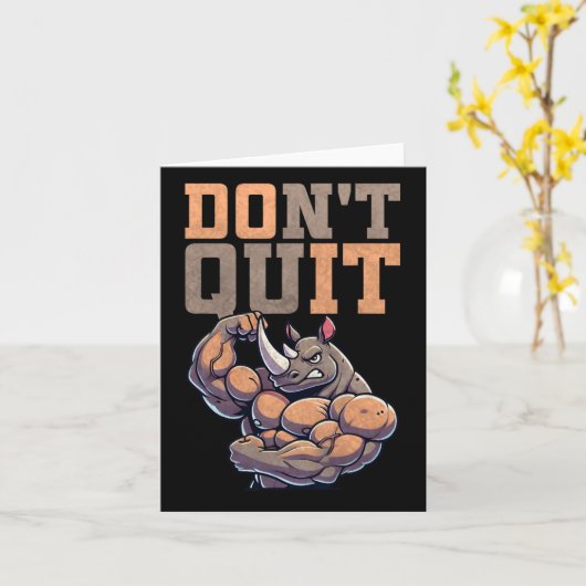 Gym Gift Voor Mannen Training Motivatie Fitness Bo Kaart (Gele Bloem)