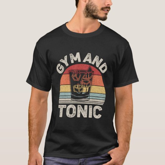 Gym Gin en Tonic Gin T-shirt (Voorkant)