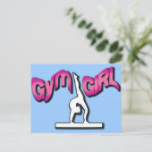 Gym Girl Apparel Briefkaart (Staand voorkant)