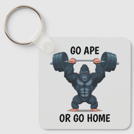 Gym Gorilla Sleutelhanger (Voorkant)