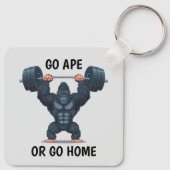 Gym Gorilla Sleutelhanger (Achterkant)