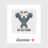 Gym Gorilla Sticker (Vel)