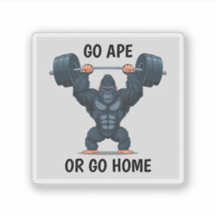 Gym Gorilla Sticker