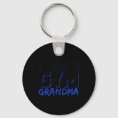 Gym Grandma Weightlifting Training Fitness Workout Sleutelhanger (Voorkant)
