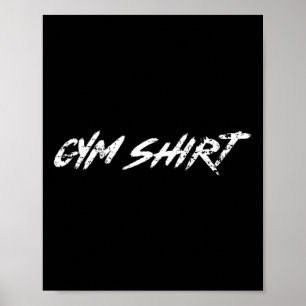 Gym Grappig Gewichtheffen Bodybuilding Workout Kra Poster