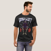 Gym Grim Reaper deadlift werkout occult. 1 T-shirt (Voorkant volledig)