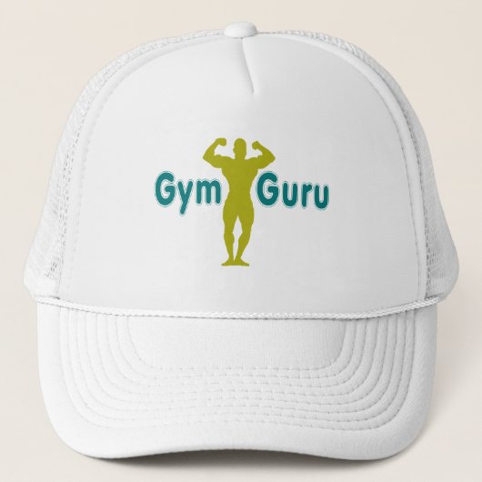 Gym Guru - Design Multi Color Style Trucker Pet (Voorkant)