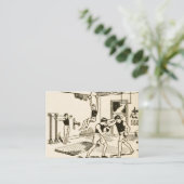   Gym Gymnasium-oefening Visitekaartje (Staand voorkant)