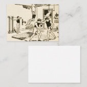   Gym Gymnasium-oefening Visitekaartje (Voorkant / Achterkant)