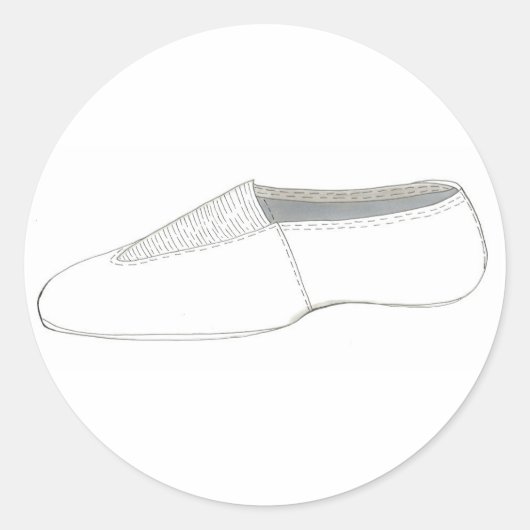 Gym Gymnastics Acro Acrobat Shoe Dance Sticker (Voorkant)
