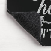 Gym Hair Dont Care Funny Workout Bodybuilding Muismat (Hoek)