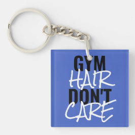 Gym Hair Don't Care Women's Sleutelhanger