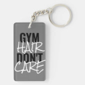 Gym Hair Don't Care Women's Sleutelhanger (achterkant)