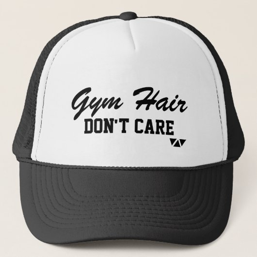 Gym Hair, hou niet van Trucker Hat Pet (Voorkant)